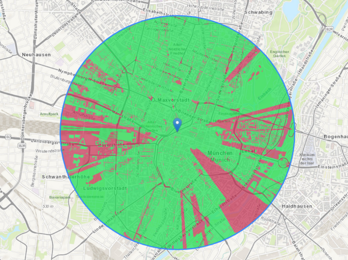 NEXTMap Analytics - Viewshed